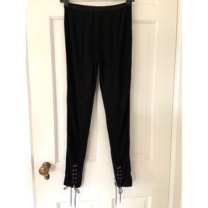 Free People Looking Back Lace Up Leggings